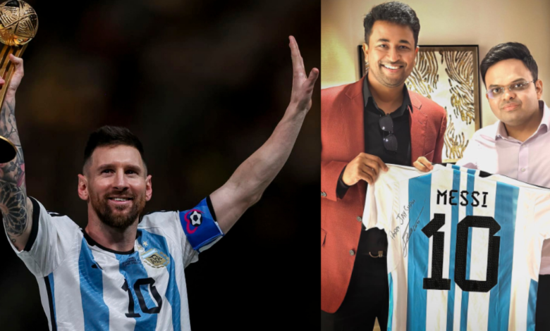 Messi sent his signed jersey to India, congratulated the BCCI secretary with a special gift!!