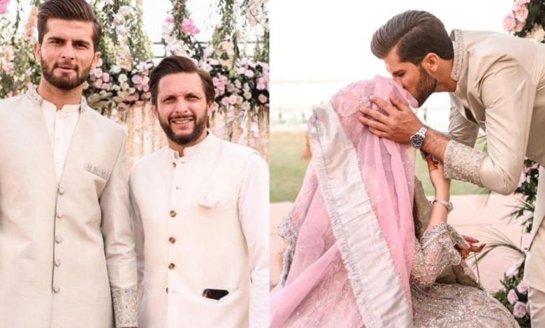 Shaheen got married with the daughter of 'Boom Boom Afridi', Babar Azam's Pak team appeared !!