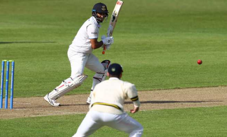 Cheteshwar pujara scored a hundred in county test championship before wtc final