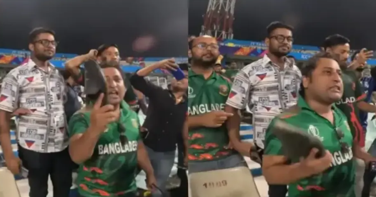 Bangladesh Cricket Fan, , World Cup 2023: বাংলাদেশের খেলা দেখে লজ্জায় মুখে জুতো দিয়ে মারছেন এক ভক্ত, ভিডিও নিমেষেই ভাইরাল !!