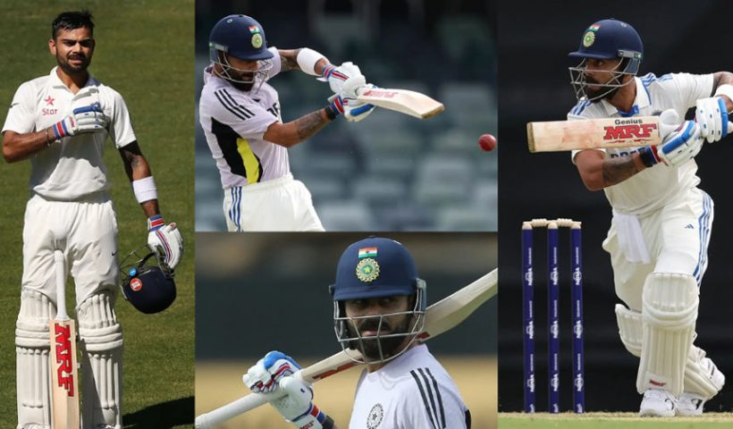 virat kohli scored 169 runs vs australia in 2014