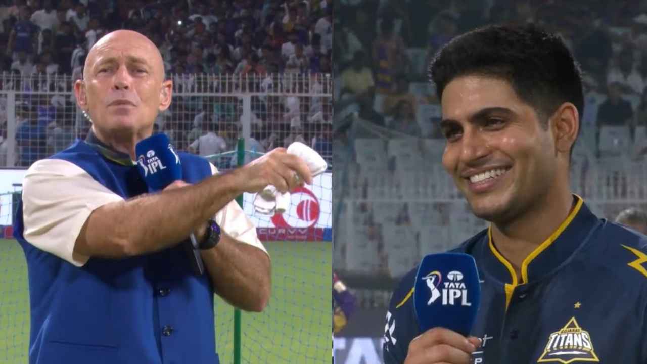 Danny Morrison and Shubman Gill