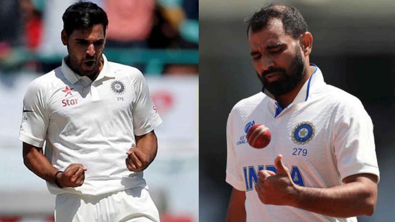 Bhuvneshwar Kumar and Mohammed Shami, IND vs ENG
