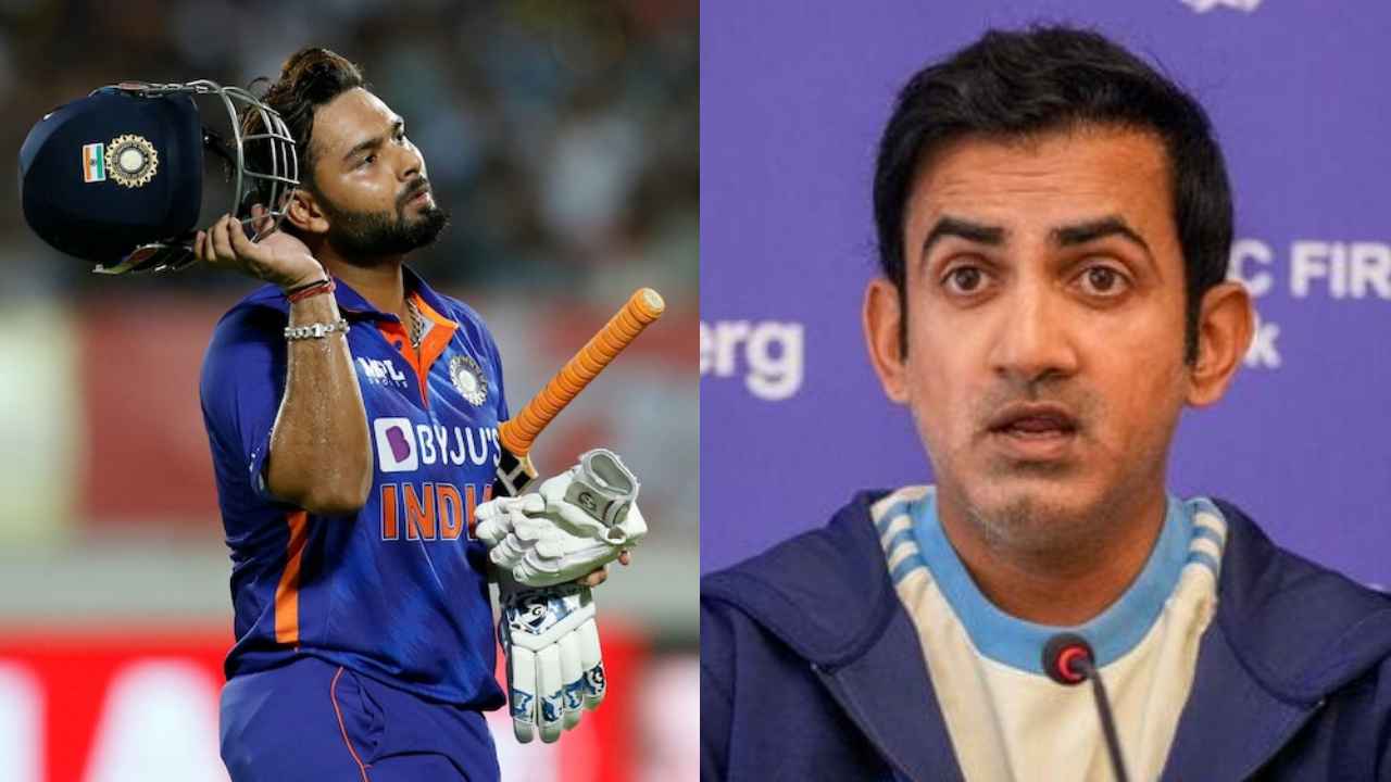 Rishabh Pant and Gautam Gambhir