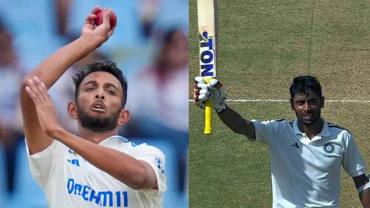 Prasidh Krishna and Abhimanyu Easwaran, IND vs WI