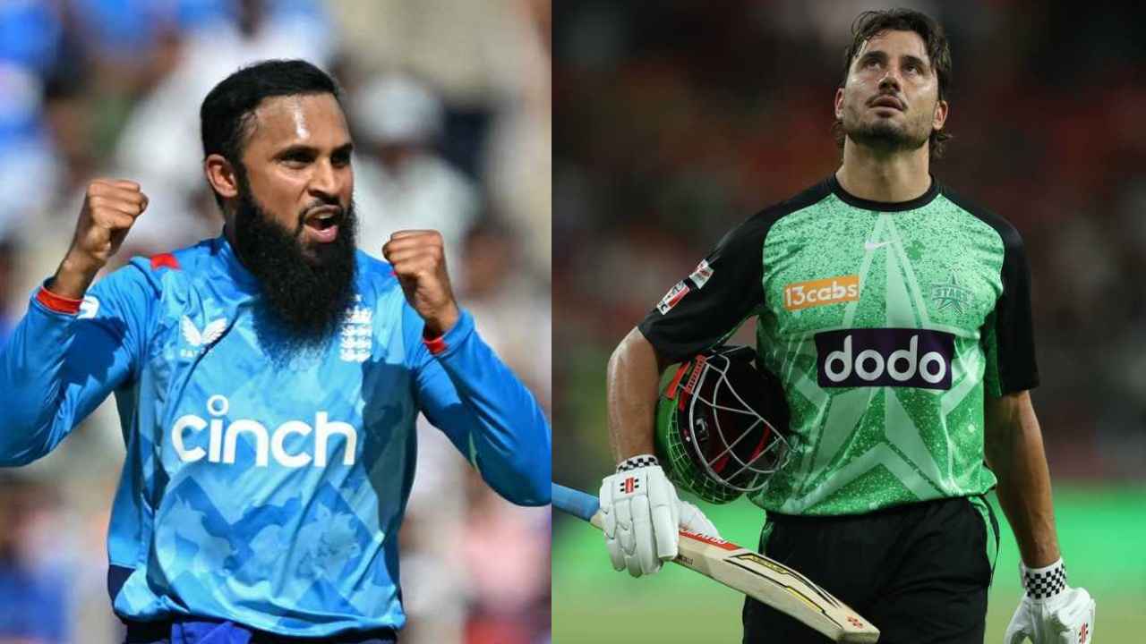 Adil Rashid and Marcus Stoinis, T20 WC 2026
