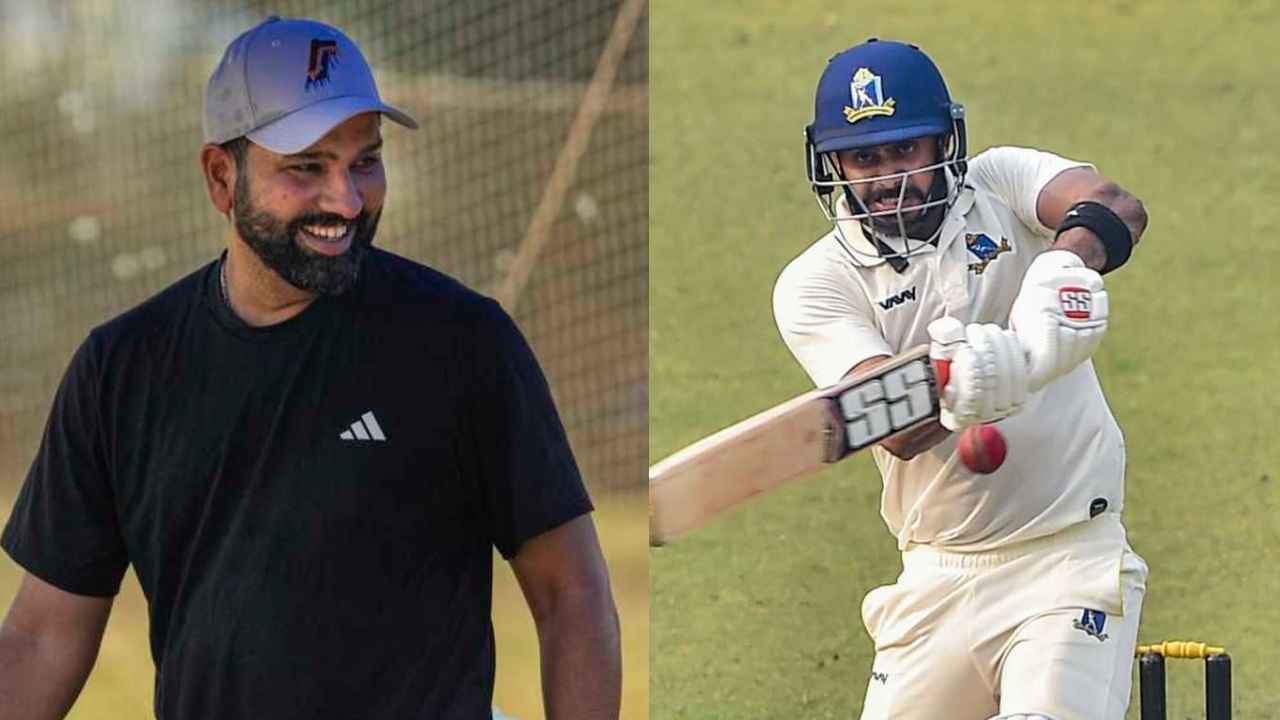 Rohit Sharma and Manoj Tiwari 