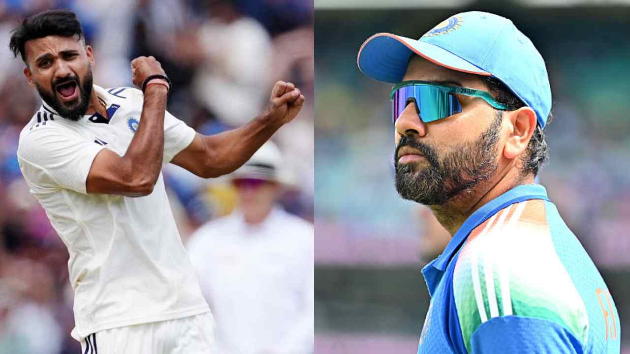 Akash Deep and Rohit Sharma