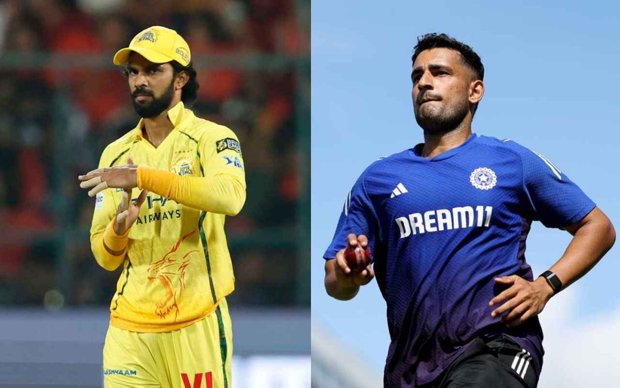 Ruturaj Gaikwad and Anshul Kamboj, IND vs AFG 